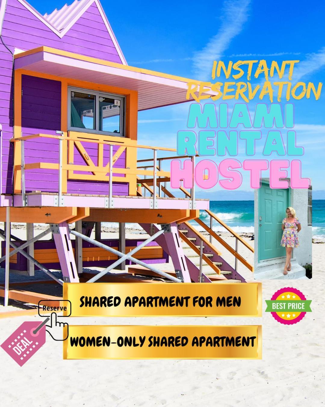 Hostal 104 Mixed Shared Central, Friendly, Affordable Miami